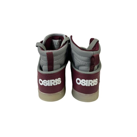 Osiris Burgundy & Grey Shoes - Picture 8 of 9